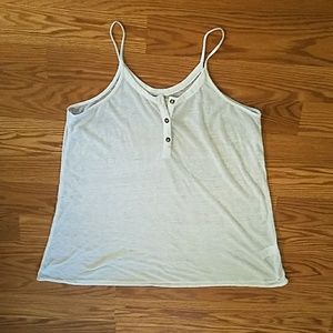 Cha Sor Vintage style front button tank